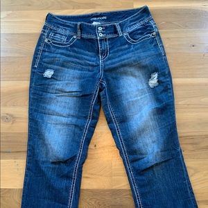 Maurices Womens capris denim jean 11/12